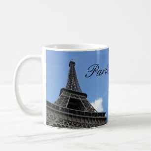 Eiffel Tower, Blue Sky, Paris, France Coffee Mug
