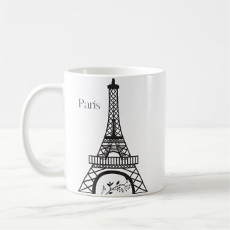 Eiffel Tower Bonjour Paris Mug
