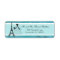 Eiffel Tower Bride Personalised Address Labels