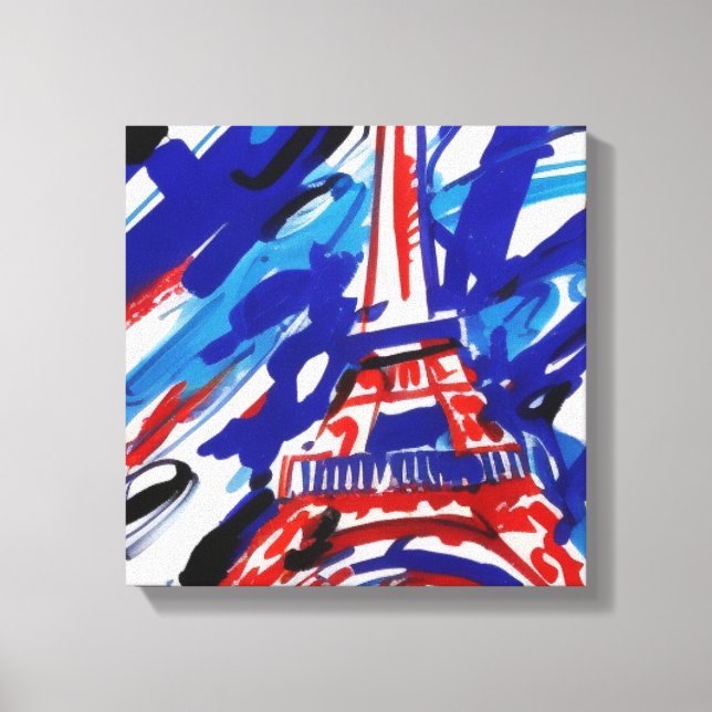 Eiffel Tower Canvas Print (Front)
