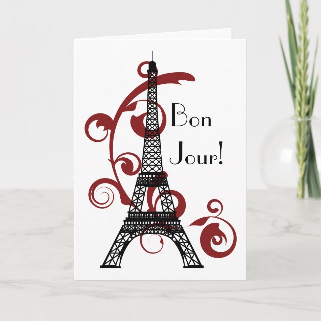 Eiffel Tower Card (Front)