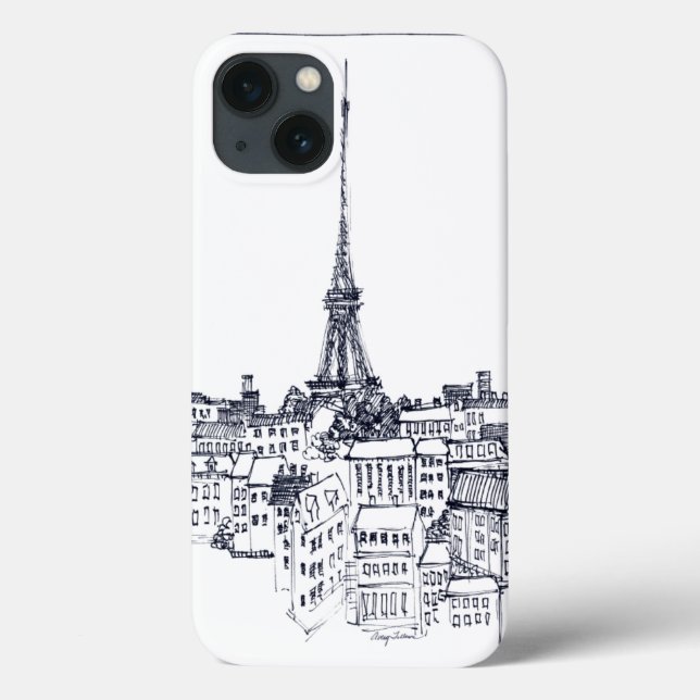 Eiffel Tower Case-Mate iPhone Case (Back)
