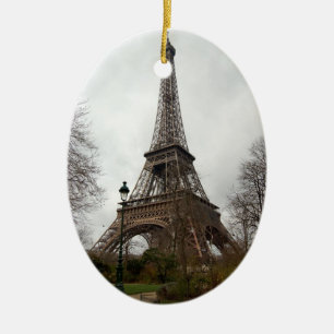 Eiffel Tower Christmas Ornament