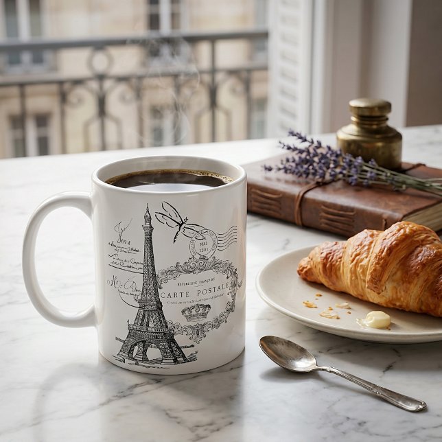 Eiffel tower collage coffee mug (Creator Uploaded)