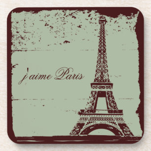 Eiffel Tower Cork Coasters