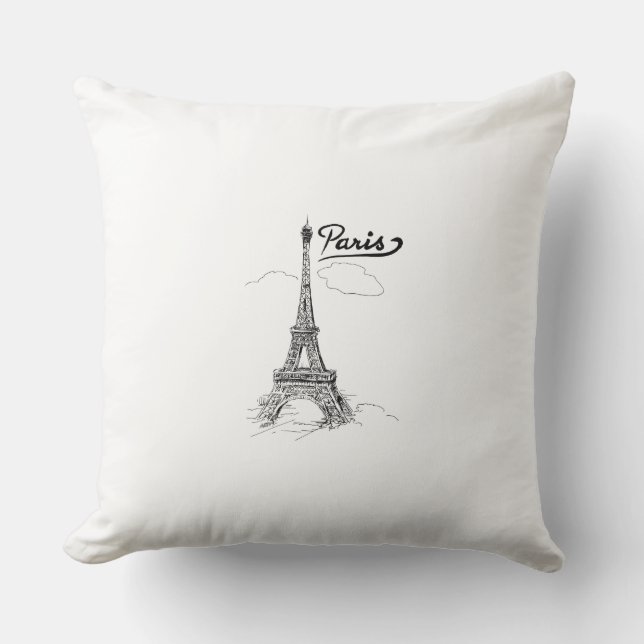  Eiffel Tower Cushion (Front)