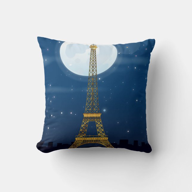 Eiffel Tower Cushion (Front)