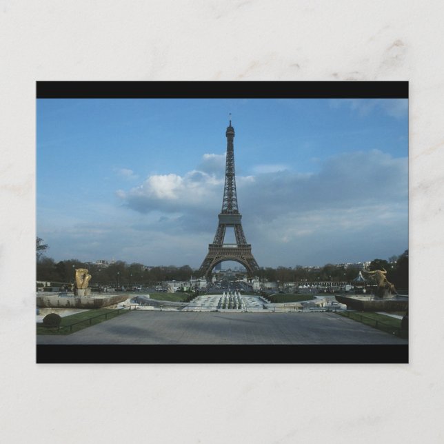 Eiffel Tower Daytime Postcard (Front)