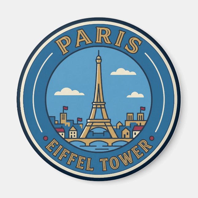 Eiffel Tower France Magnet (Front)