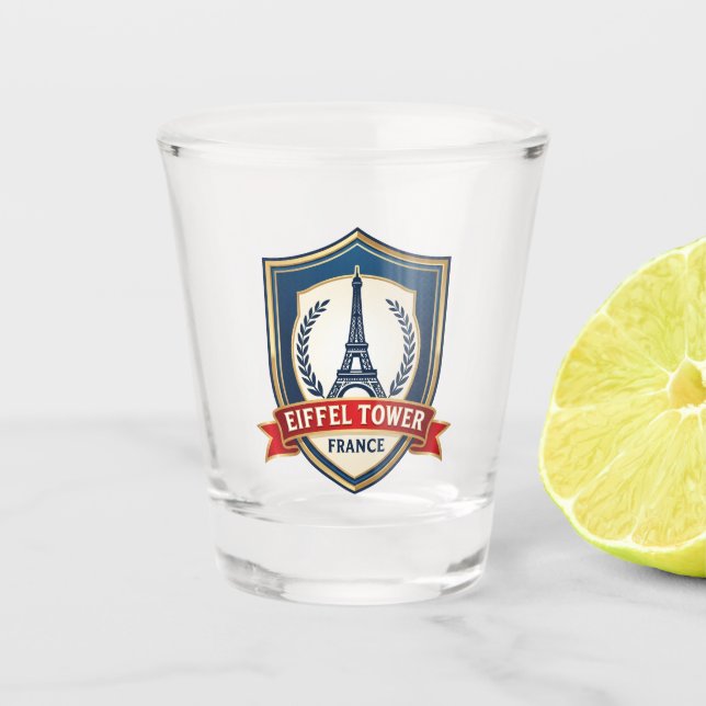 Eiffel Tower France Shot Glass (Front)