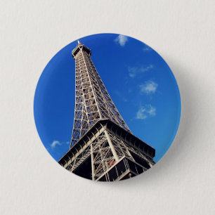 Eiffel Tower France Travel Photography 6 Cm Round Badge