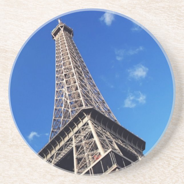 Eiffel Tower France Travel Photography Coaster (Front)