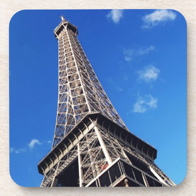 Eiffel Tower France Travel Photography Coaster (Front)