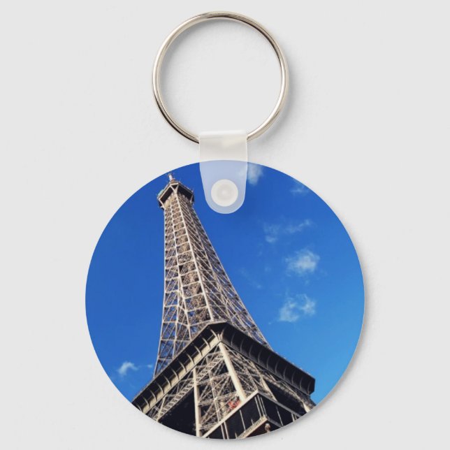 Eiffel Tower France Travel Photography Key Ring (Front)