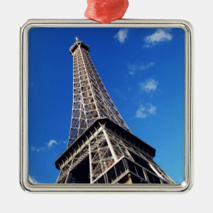 Eiffel Tower France Travel Photography Metal Tree Decoration