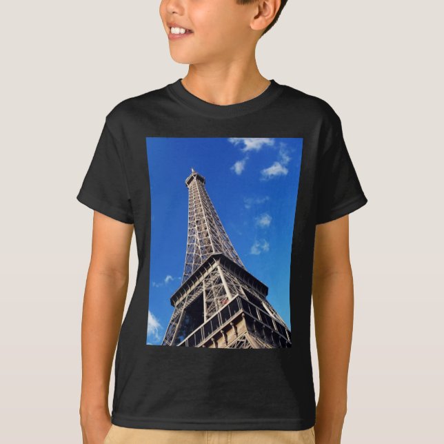 Eiffel Tower France Travel Photography T-Shirt (Front)