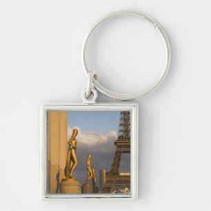 Eiffel Tower from the Palais de Chaillot, Paris, Key Ring