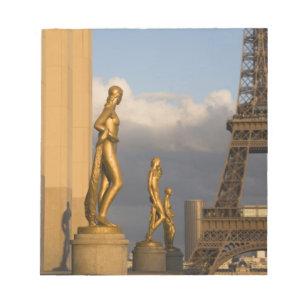 Eiffel Tower from the Palais de Chaillot, Paris, Notepad