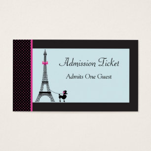 Eiffel Tower Girl Admission Ticket