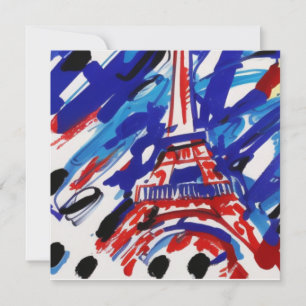 Eiffel Tower Holiday Card