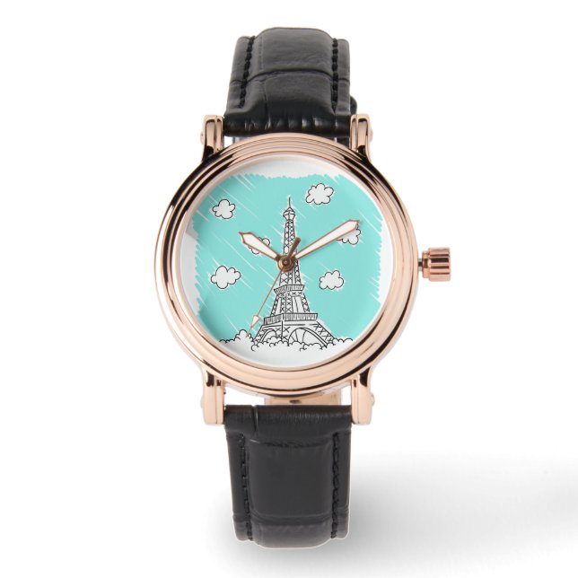 Eiffel Tower Illustration watches (Front)