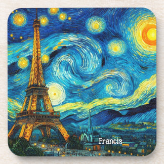 Eiffel Tower Impressionism Coaster