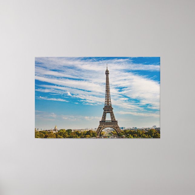 Eiffel tower in Paris Canvas Print (Front)