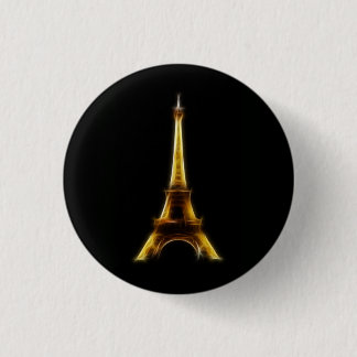 Eiffel Tower in Paris France 3 Cm Round Badge