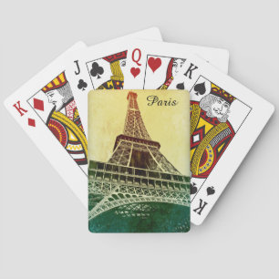 Eiffel Tower in Paris, France Playing Cards