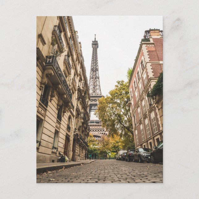 Eiffel Tower in Paris Photo Postcard (Front)