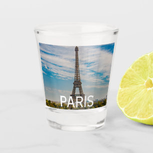 Eiffel tower in Paris Shot Glass
