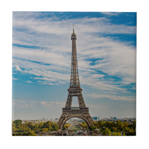 Eiffel tower in Paris Tile
