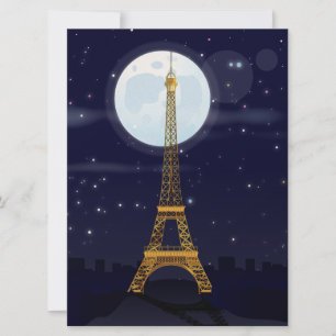 Eiffel Tower Invitation