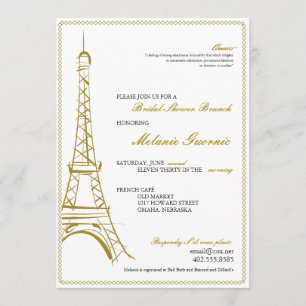Eiffel Tower Invite