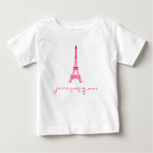 Eiffel Tower Je Ne Sais Quoi Cute Baby T-Shirt