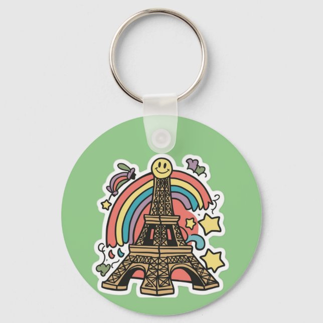 Eiffel Tower Key Ring (Front)
