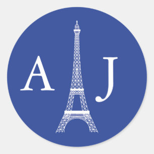 Eiffel Tower Monogram Sticker