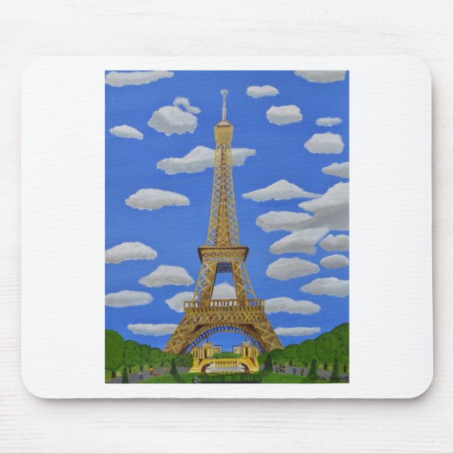 Eiffel Tower Mouse Mat (Front)