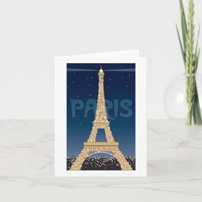 Eiffel Tower note card (Front)