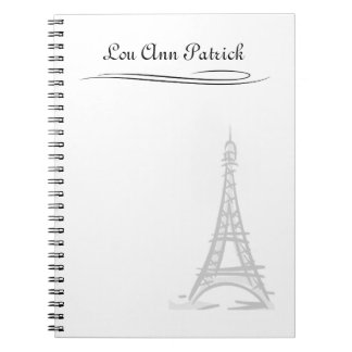 Eiffel Tower Notebook