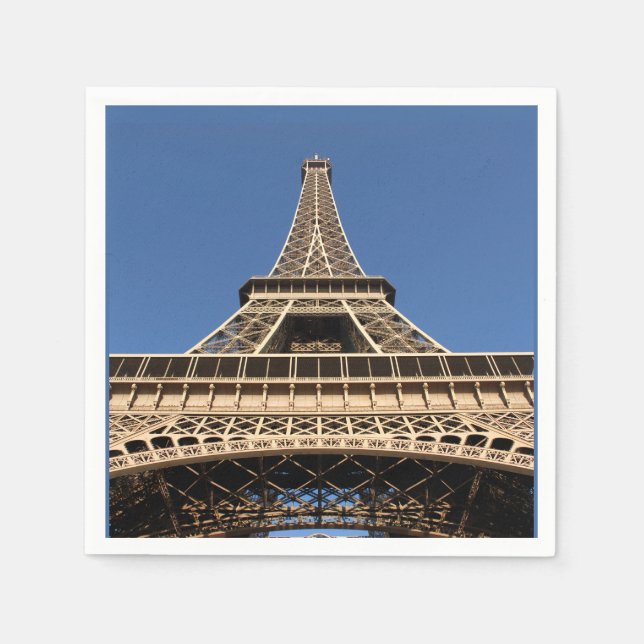 Eiffel tower of Paris in France Mug Napkin (Front)