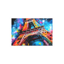 Eiffel Tower Painting Print