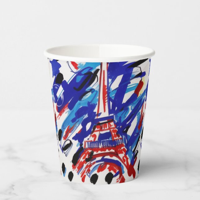 Eiffel Tower Paper Cups (Left)