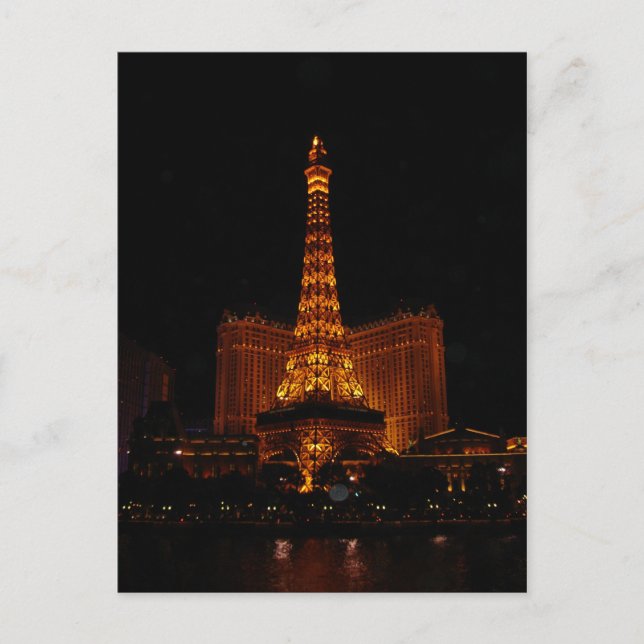 Eiffel Tower, Paris Casino, Las Vegas, NV Postcard (Front)
