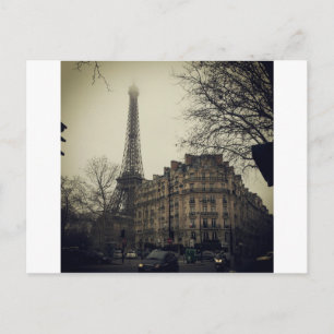 Eiffel Tower Paris City Building Architecture Postcard