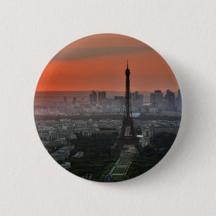 Eiffel Tower Paris Europe Travel 6 Cm Round Badge