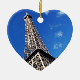 Eiffel Tower Paris Europe Travel Ceramic Tree Decoration