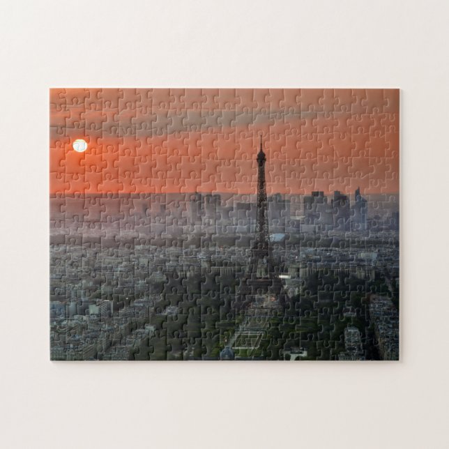Eiffel Tower Paris Europe Travel Photo Jigsaw Puzzle (Horizontal)