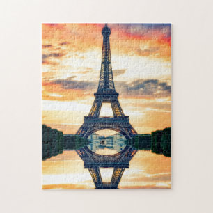 Eiffel Tower Paris Europe Travel Photo Jigsaw Puzzle