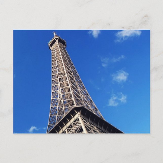 Eiffel Tower Paris Europe Travel Postcard (Front)